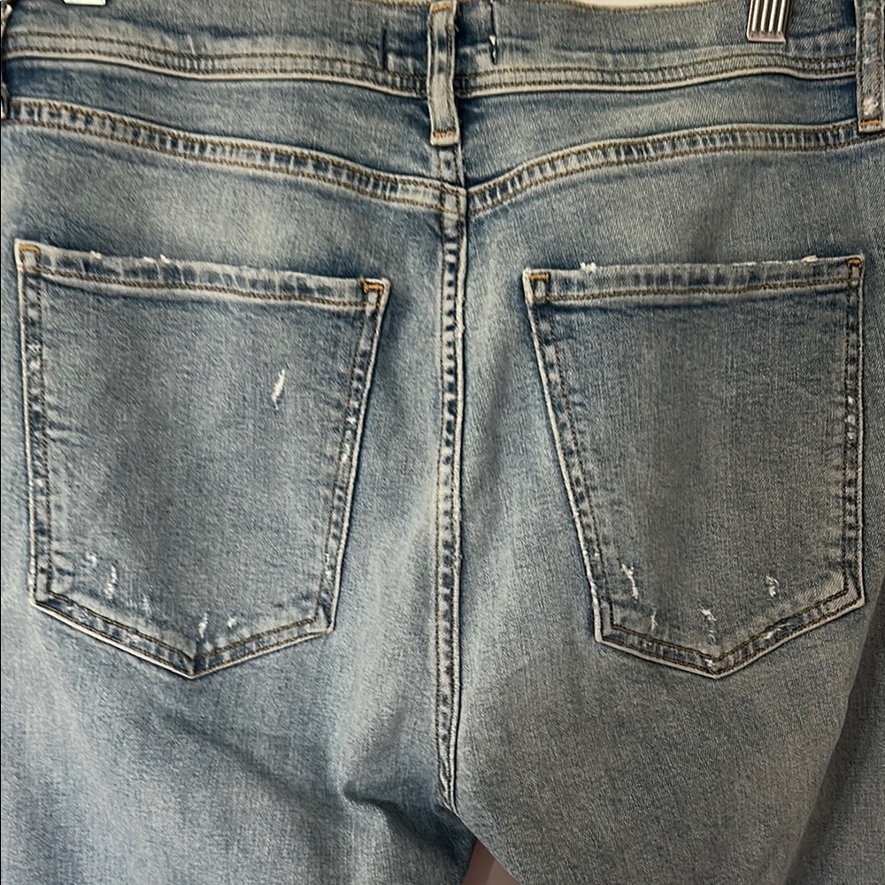 Agolde Women's Straight Leg Jeans - Light Blue - Picture 7 of 9